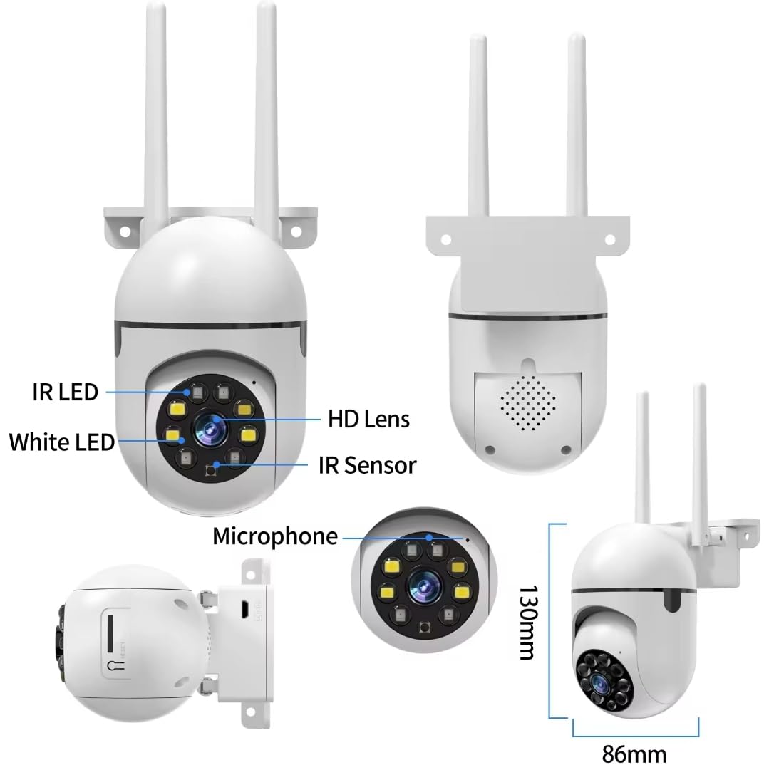 WiFi Smart Security Camera - 360° PTZ & Night Vision -5 WiFi Smart Security Camera - 360° PTZ & Night Vision -5