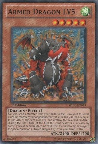 Amazon.com: Yu-Gi-Oh! - Armed Dragon LV5 (SDDL-EN019) - Structure Deck:  Dragunity Legion - 1st Edition