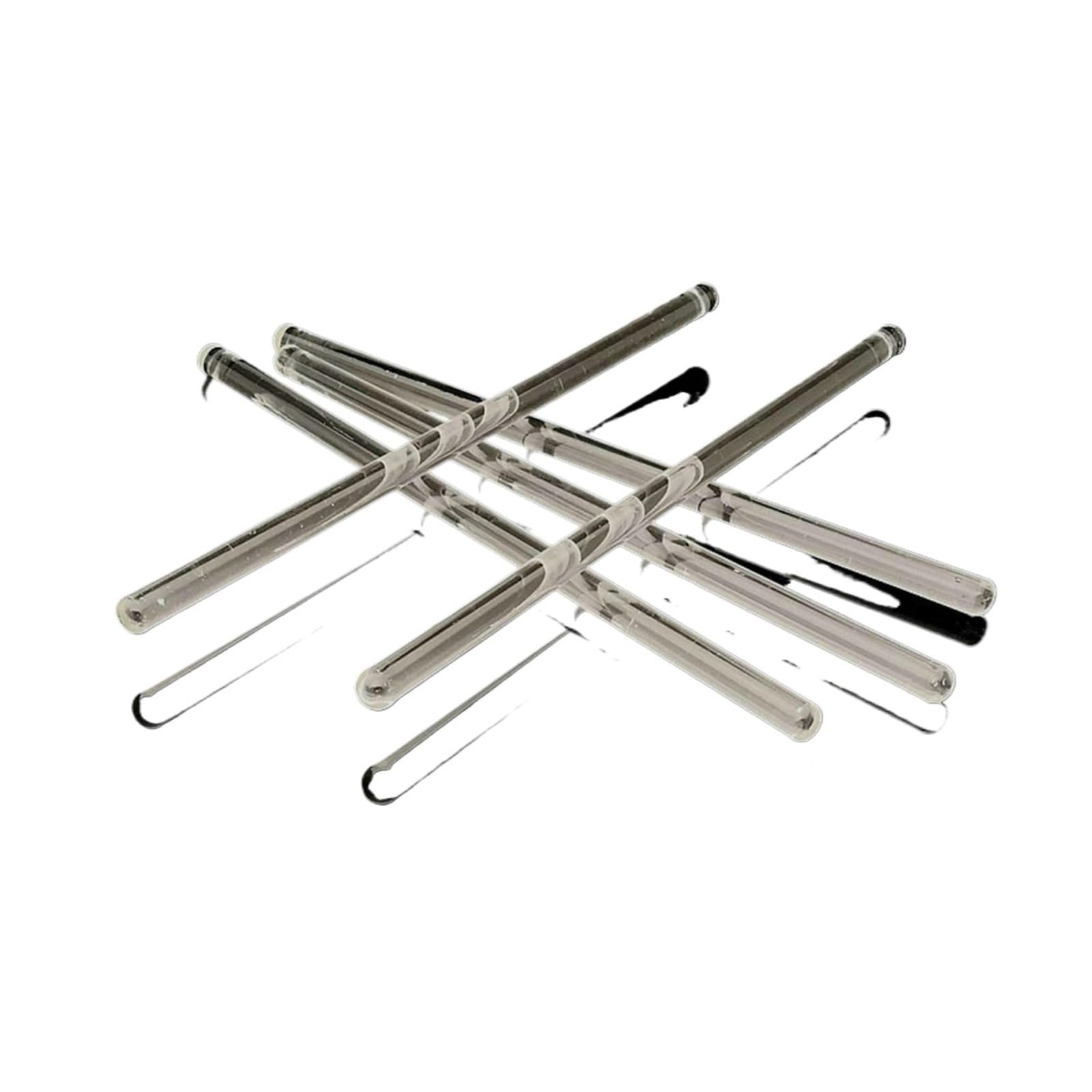 Mieszadła laboratoryjne ze szkła borokrzemianowego | 4-10x150-300mm 10szt. Szkło borokrzemowe do laboratorium chemicznego: Mieszanie cieczy(10x150mm)