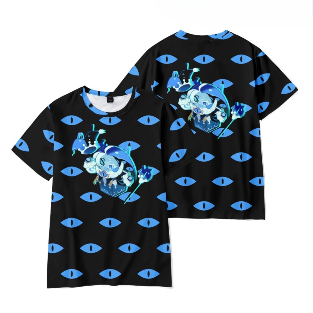 Hzsyc Boys Shadow Milk Cookie T-Shirt Kids Shadow Milk Cookie 3D Figure Printed Sweatshirt Shirt for Fans Gift (13,13-14years)