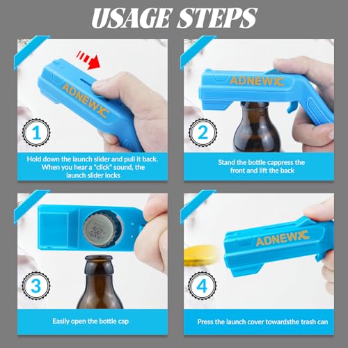 ADNEWX Flaschenöffner Pistole - Bieröffner Tool für Bar Partys 3 Stk – Ansicht 5