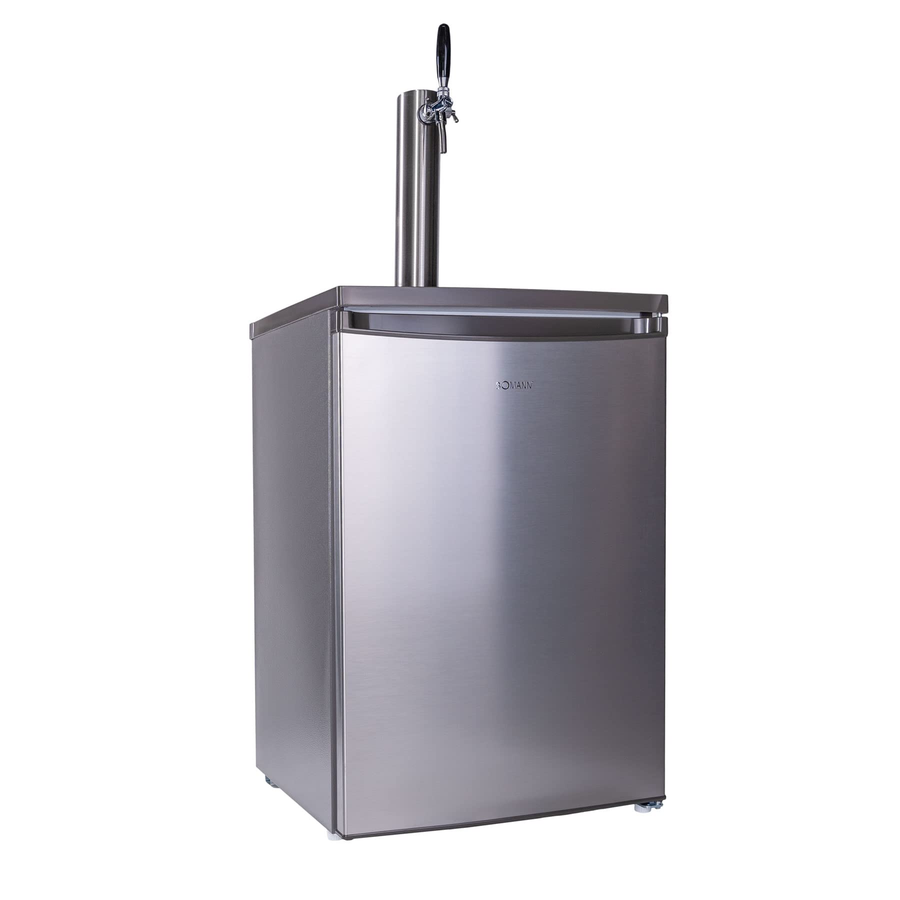 Zapfanlage Bierbar Silber für max 30l Fässer mit Schanksäule, Uhr, 2kg Co², Flachkeg usw.