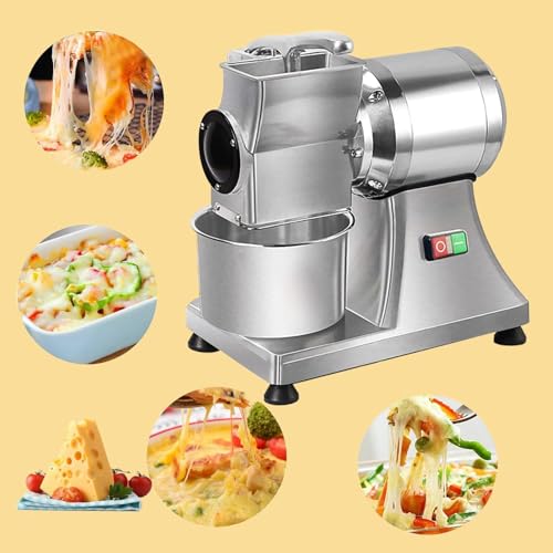Rallador eléctrico de queso 550W acero inoxidable miniatura 6