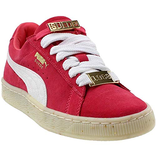 PUMA Womens Suede Classic B-Boy Fabulous Casual Sneakers, Pink, 7.5