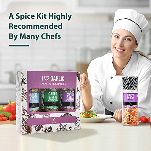 Soeos Spice Seasoning Set Of 9 With Integrated Grinders thumb #4