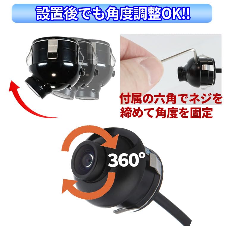 バックカメラ CCD フロントカメラ 超小型 - サイドカメラ | PARTSTEC