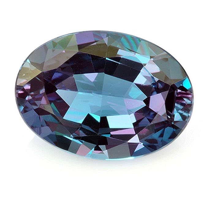 Alexandrite de 6,69 carats certifiée | Cadeau pierre précieuse violette rare