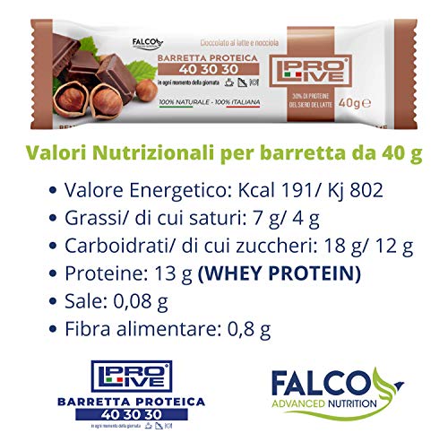 PROLIVE 40 30 30 LATTE e NOCCIOLA - Barrette