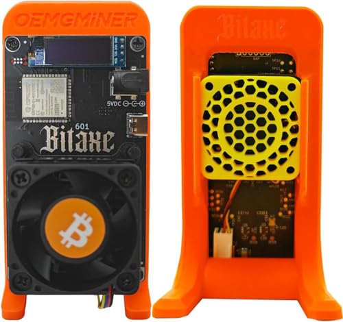 Bitaxe Gamma 601 Pro Double Ventilateur Version 1.2TH/s 18W/TH Efficacité Twin Turbo Refroidissement Bitcoin Solo Miner BM1370 ASIC Chip 2.4G Web & WiFi par ACAUTO