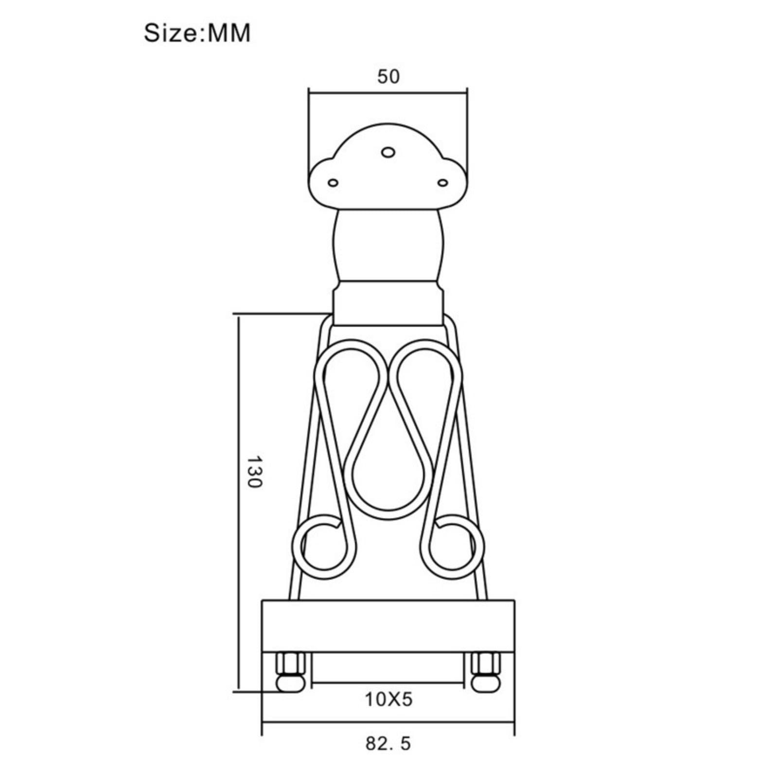 ZZRLQJ Guitar Bridge,Hollowbody Electric Guitar String Bridge, Fits LP Style Guitars, Adjustable Tension Plate