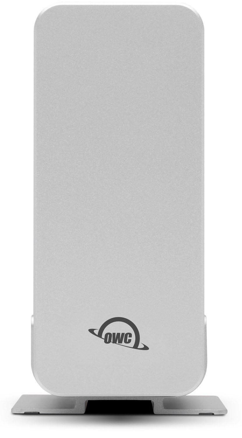 OWC Express 4M2 USB4 Caja 4 Ranuras NVMe M.2 2230/2242/2280 SSD | hasta 3200MB/s | Raid 0/1/4/5/10/JBOD | Compatible Mac/PC | Aluminio | Silencioso | Cable USB-C Incluido | Sin SSD