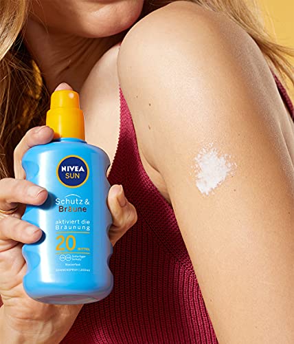NIVEA Sun Zonnespray, beschermingsfactor 20, spuitfles, bescherming en bruining, 200 ml - Afbeelding 5