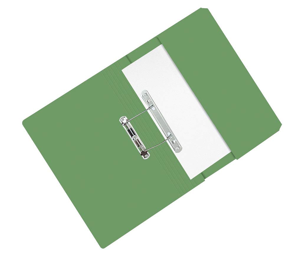 ValueX Pocket Transfer File Manilla Foolscap 285gsm Green Pack 25 -