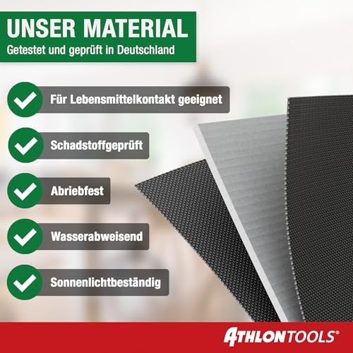 ATHLON TOOLS Kofferraumtasche faltbar - Kofferraum-Organizer, Auto Faltbox, Autotasche - verstärkt und stabil - mit Anti-Rutsch-Klett