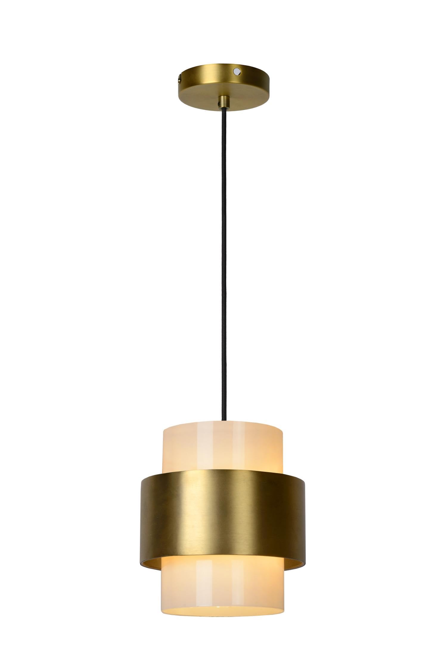 Firmin Classic Pendant Light - Ø 20cm - 1xE27 - Matt Gold, Brass