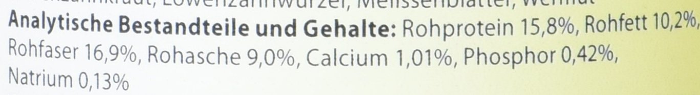 cdVet Ver-o-Vet Forte Chien 300g mélange d'herbes Naturelles pour Soutenir la Population Excessive de vers