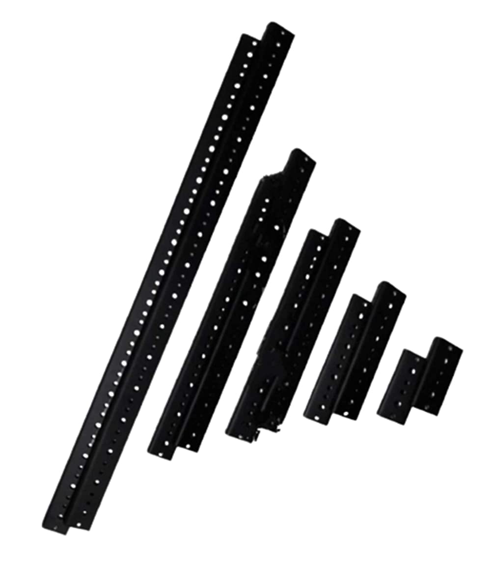 Steel Rack Mount Rail Pair Road Case Amp Mixer 10-32 Threaded 5 Space 5U (8.75