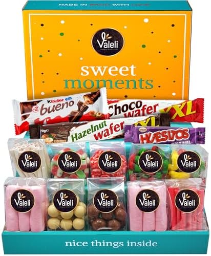 Valeli, Chocolates y Golosinas Cesta dulces y chocolatinas, Caja ...