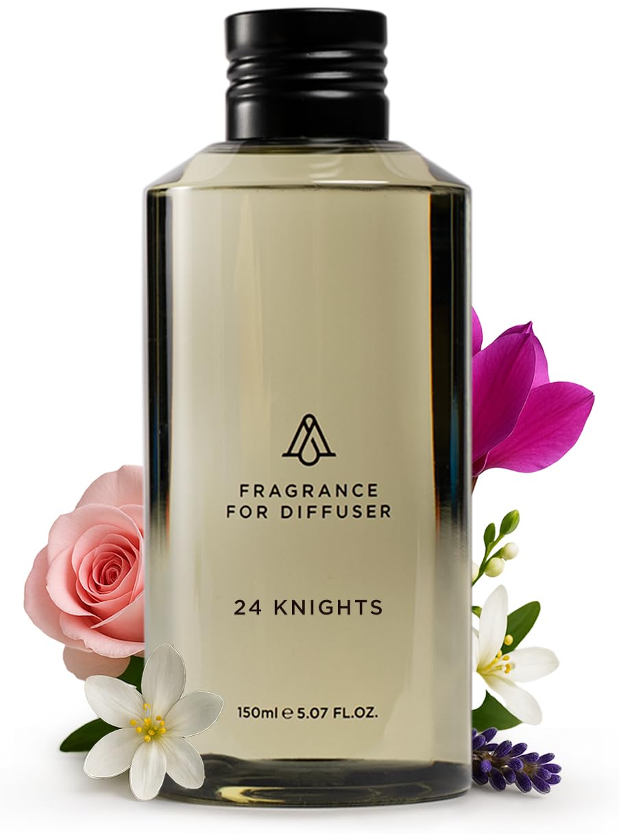 AromaPlan Hotel Scents 24 Knights 5 Fl Oz (148ml), Home Luxury Aroma & Hotel Fragrance Diffuser Oil- Hotel Diffuser Oil for Aromatherapy- USA Made,