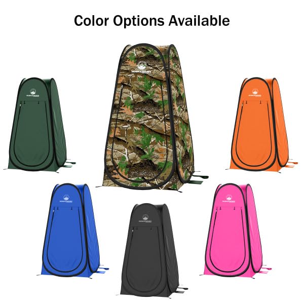 Pop Up Pod - Tienda de Ducha de Privacidad, Vestidor o Cubículo Portátil para Baño con Bolsa de Transporte para Camping, Playa o Tailgate de Wakeman Outdoors (Camo) miniatura 6
