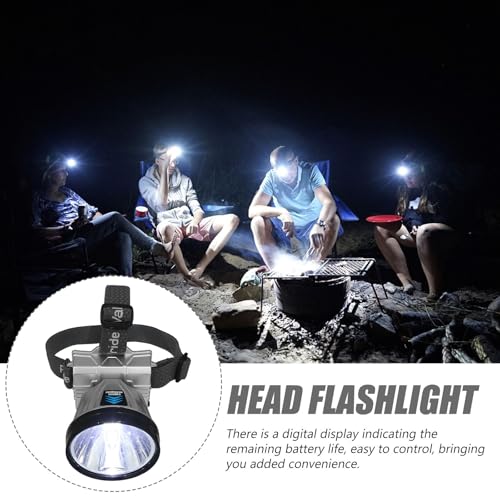 Faro LED Recargable Homoyoyo Evita Baterías Agotadas con su Pantalla Digital Activa 3