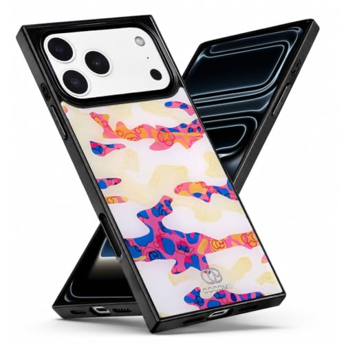 Image of COCOMII Rectangle for iPhone 18 Pro /17 Pro Case, Camouflage Leopard