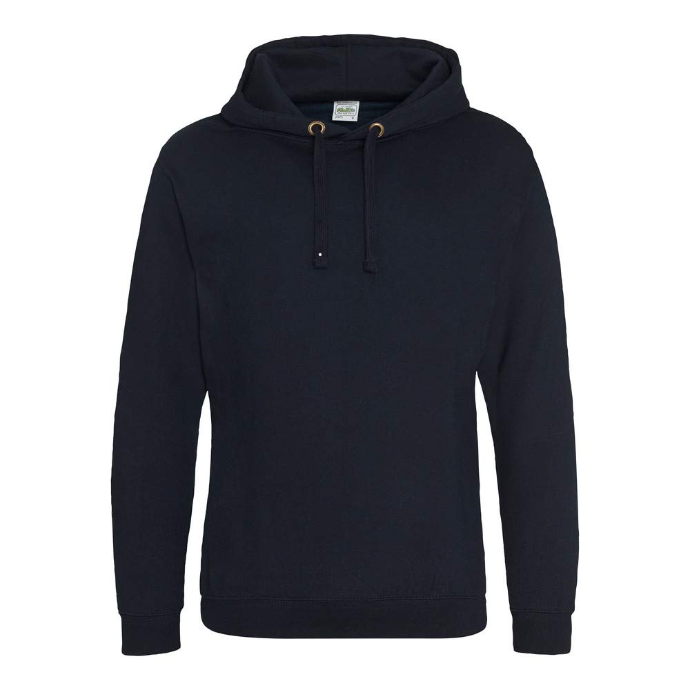 Just Hoods Unisex Bleu Hooded Sweatshirt