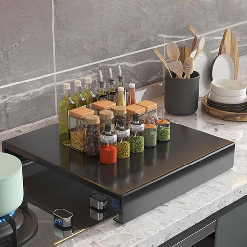 Couvercle de protection table de cuisson pour protéger les plaques et agrandir le comptoir