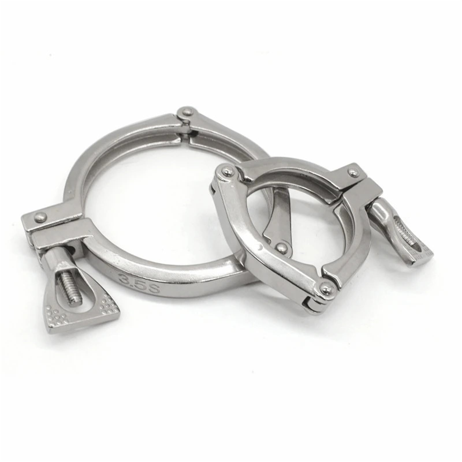Raccord de serrage sanitaire 4 pouces K119 en acier inoxydable SS304 à trois sections