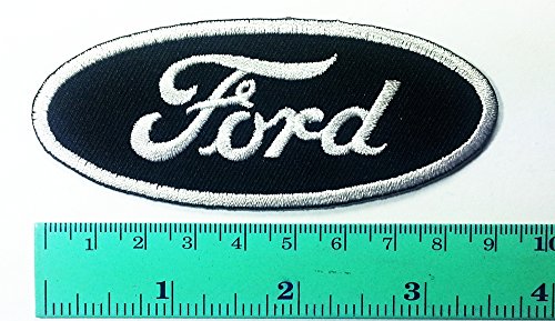 Black Ford Racing Sport Automobile Car Motorsport Racing Logo Patch Sew Iron on Jacket Cap Vest Badge Sign