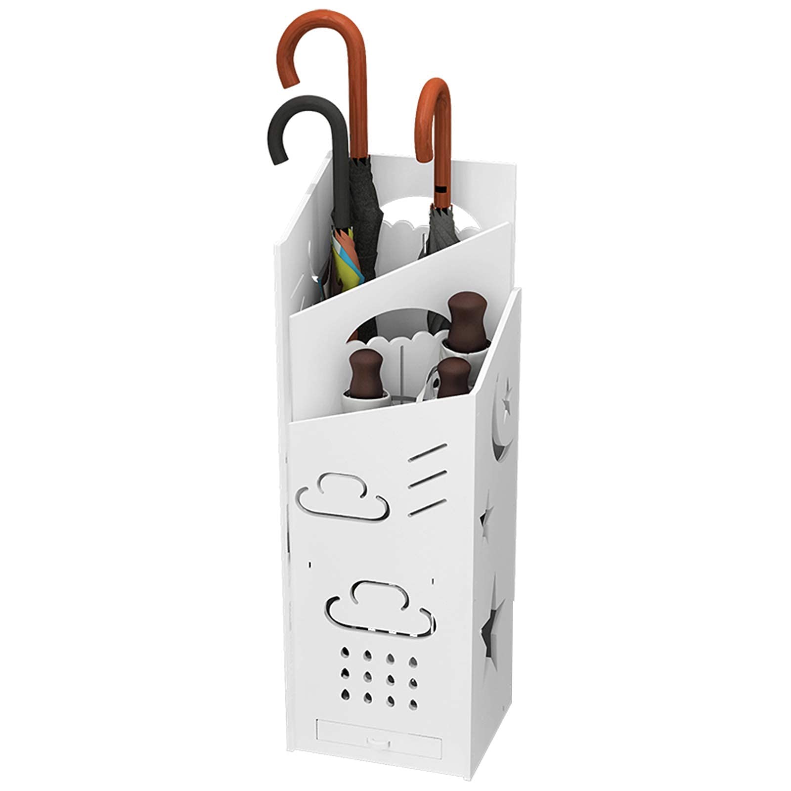Porte-parapluies en petit espace pour éliminer l'eau sur le sol de l'entrée