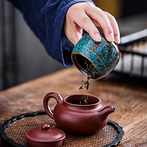 Bakiauli 2-Piece Ceramic Tea Jars, Vintage Chinese Style Storage Jars with Tassel, 70ml Canister for Kitchen Tea, Coffee, Spices or Sugar - Cosy Home Interiors Bakiauli 2-Piece Ceramic Tea Jars, Vintage Chinese Style Storage Jars with Tassel, 70ml Canister for Kitchen Tea, Coffee, Spices or Sugar - Image 5