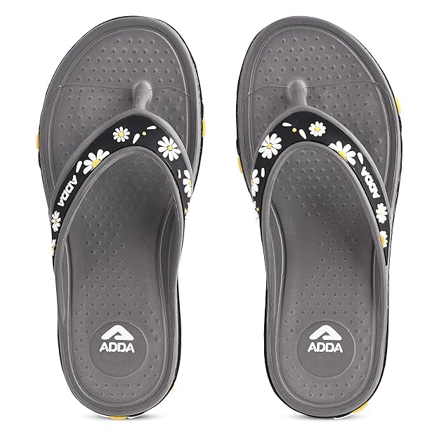 Image of ADDA Slippers for Women || Durable & Comfortable || Anti-skid Sole || Lightweight || Fashionable || Super Soft || Outdoor Slipper