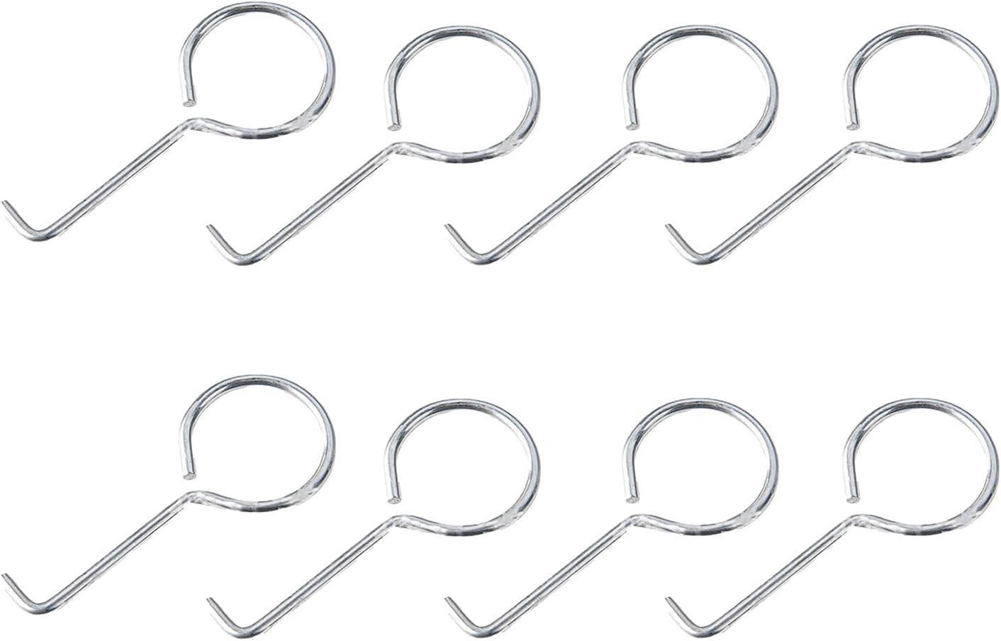 8 Pack Drain Key Lifting Hooks Stainless Steel Drain Grate Puller for
