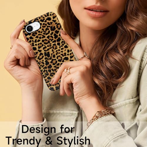 Coque iPhone 16e guépard idéale pour un style automnal chic