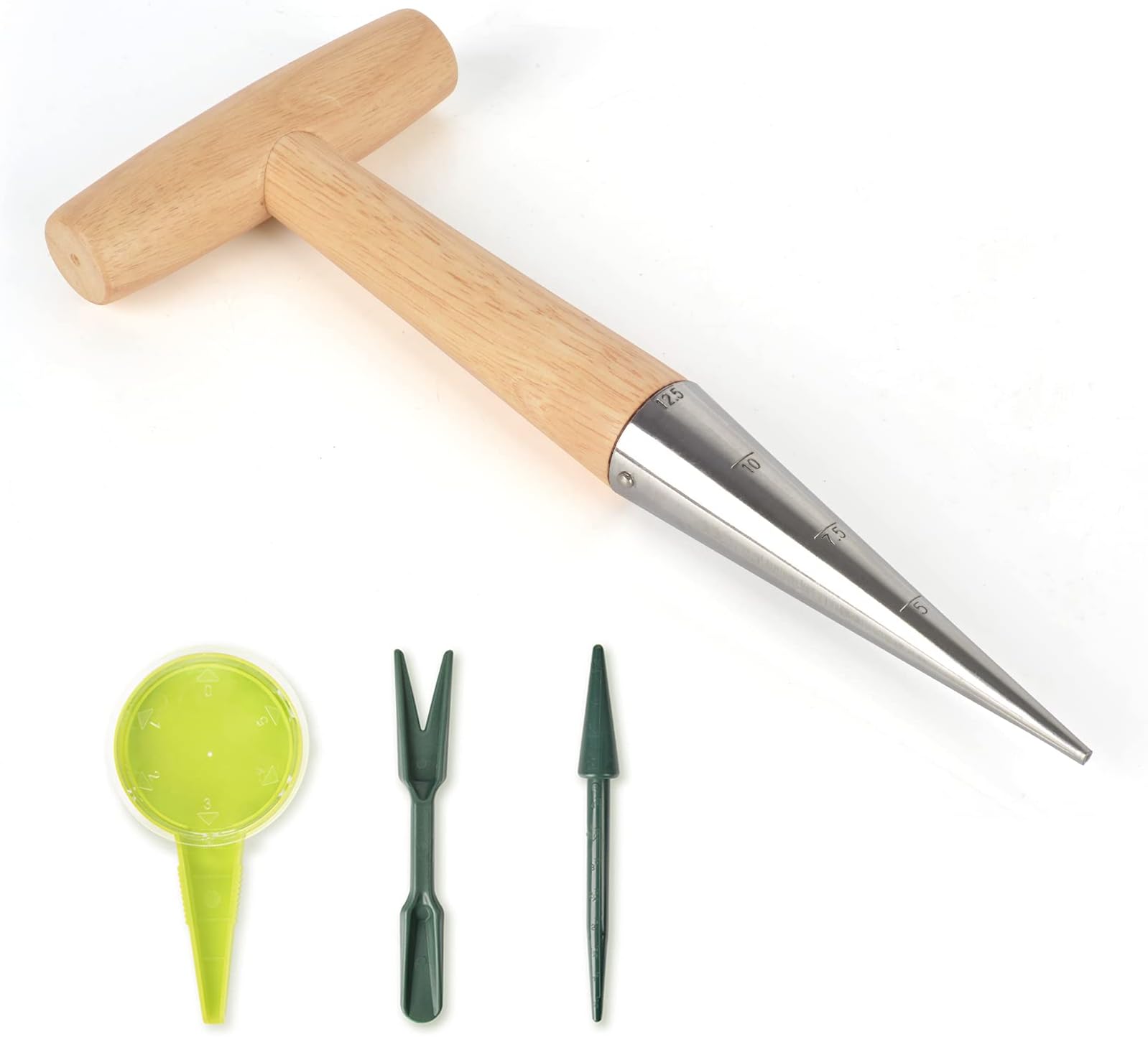 ProPlugger 5IN1 Planting Tool Long Handled Bulb Planter and Flower