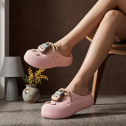 Image of Kraasa Women Lightweight EVA Clogs Comfortable Slip-On Casual Garden Shoes with Cushioned Footbed, Flexible Durable Sole and Breathable Design, Walking, Travel and Outdoor Use