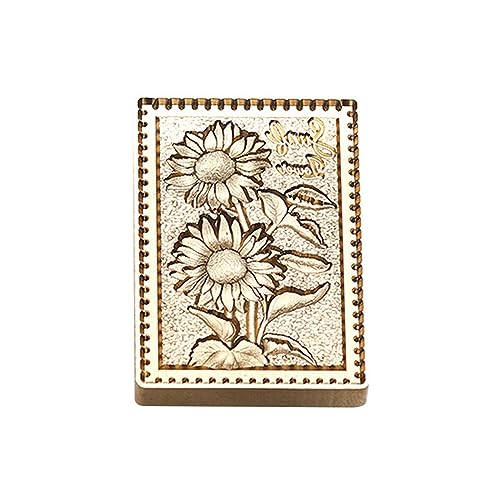 Emboss Wax Seal Stamp Head Removable Sealing Brass Stamp Head for Gifts Envelopes Invitations Greeting Cards Decorations