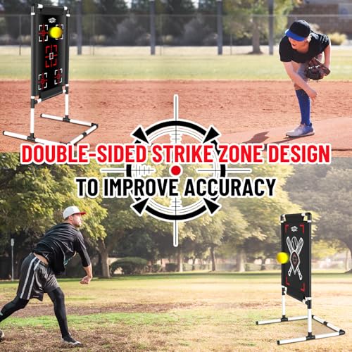 Dual-Sided Baseball Strike Zone Target,Adjustable Height by PLAYAPUT - Used condition - Image 3