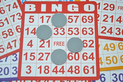 Smartdealspro Set mit 100 25 mm undurchsichtigen Kunststoff-Lernzählern, Mini-Poker-Chips, Spielsteine mit Aufbewahrungsbox (dunkelgrau)