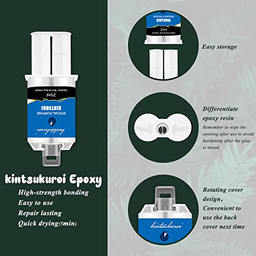 Kintsugi Repair Kit Gold, Japanese Kintsugi Kit To Improve Your Ceramic, Repair Your Meaningful Pottery With Gold Powder Glue, Perfect For Beginners Restoring Meaningful Gifts #TOP3