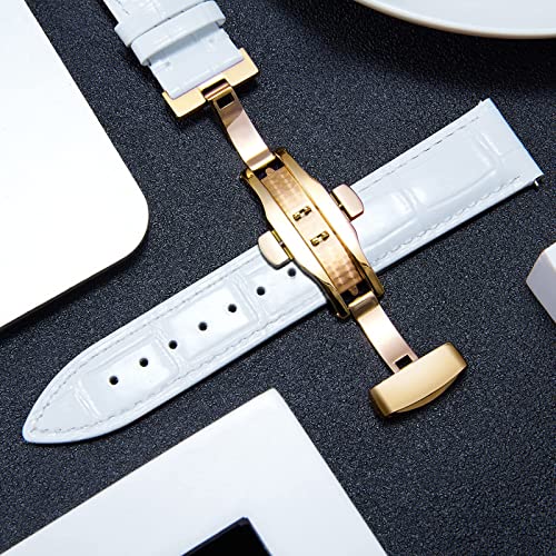 Bracelet en cuir authentique interchangeable pour montre vintage - 2