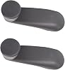 Black Window Crank Handle Pair Set of 2 for GMC for Sierra 1500 99-13 for Sierra 15001500HD Classic 07 for Sierra 1500HD 01-03 05-06 for Sierra 2500 99-04 for Sierra 2500HD 01-0 Truck