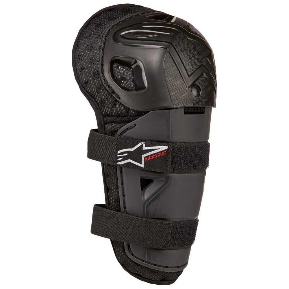 6540724-13-TU: Bionic Action Kickstart Knee Guard Black/Red
