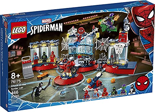 LEGO Marvel Spider-Man Attack on The Spider Lair 76175 Cool Building Toy