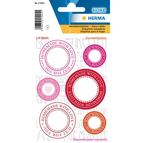 Preisvergleich Produktbild Einmachetikette Deckel bunt