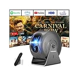 [Aplicaciones integradas y mini proyector con actualización 2026] El proyector MENIOO te transporta sin esfuerzo a un mundo de entretenimiento, poniendo a tu alcance más de 4000 aplicaciones, incluidas plataformas de streaming populares como Prime Video y YouTube. Este proyector inteligente cuenta con un sistema Android TV integrado, lo que elimina la necesidad de dispositivos adicionales para acceder a una amplia variedad de recursos de vídeo. Tendrás a tu alcance una completa biblioteca de películas y programas, que satisfará sin esfuerzo diversas necesidades, como ver películas, series, jugar o realizar presentaciones. ¡Disfruta de noches de cine exclusivas en la comodidad de tu hogar!