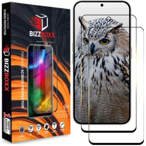 Image of Premium Tempered Glass for Compatible with Nothing Phone 2a - 9H Hardness, Full Screen Coverage, Anti-Static, Camera Cutout, Easy Installation (Pack of 2)