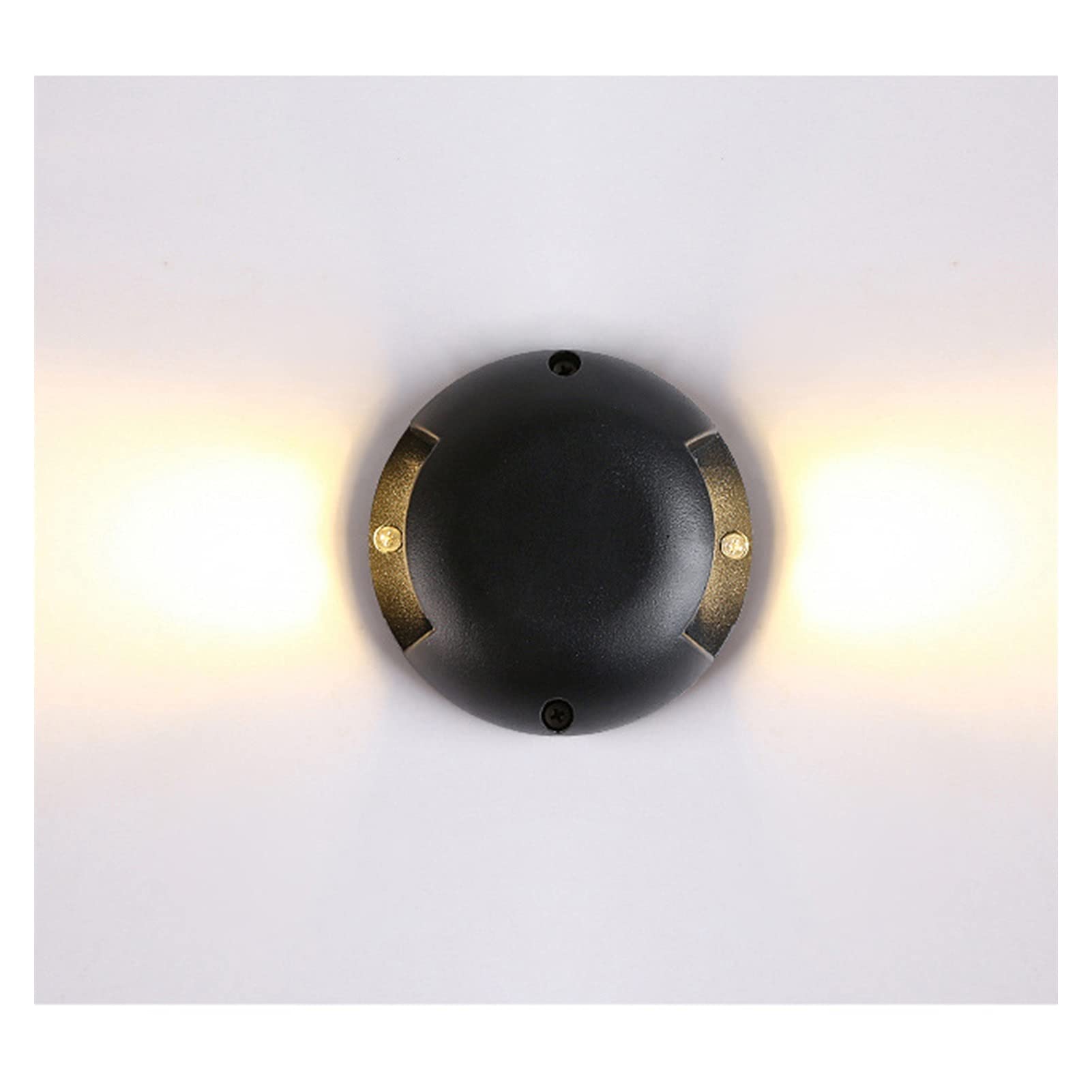 BDSHL Deck Light LED Ground Light IP67 Waterproof Outdoor Surface Mounted Lighting for Yard Way Step Lighting Two-towards Landscape Light (Color : 3-Red, Size : 2 * 4w-12v)