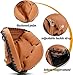 Gracfulcub Baseball Catcher Glove,Softball Catcher's Mitt for Kid Youth Aldult Baseball Training,Comfortable Durable,Left Hand Glove (Brown, 33 Inch)